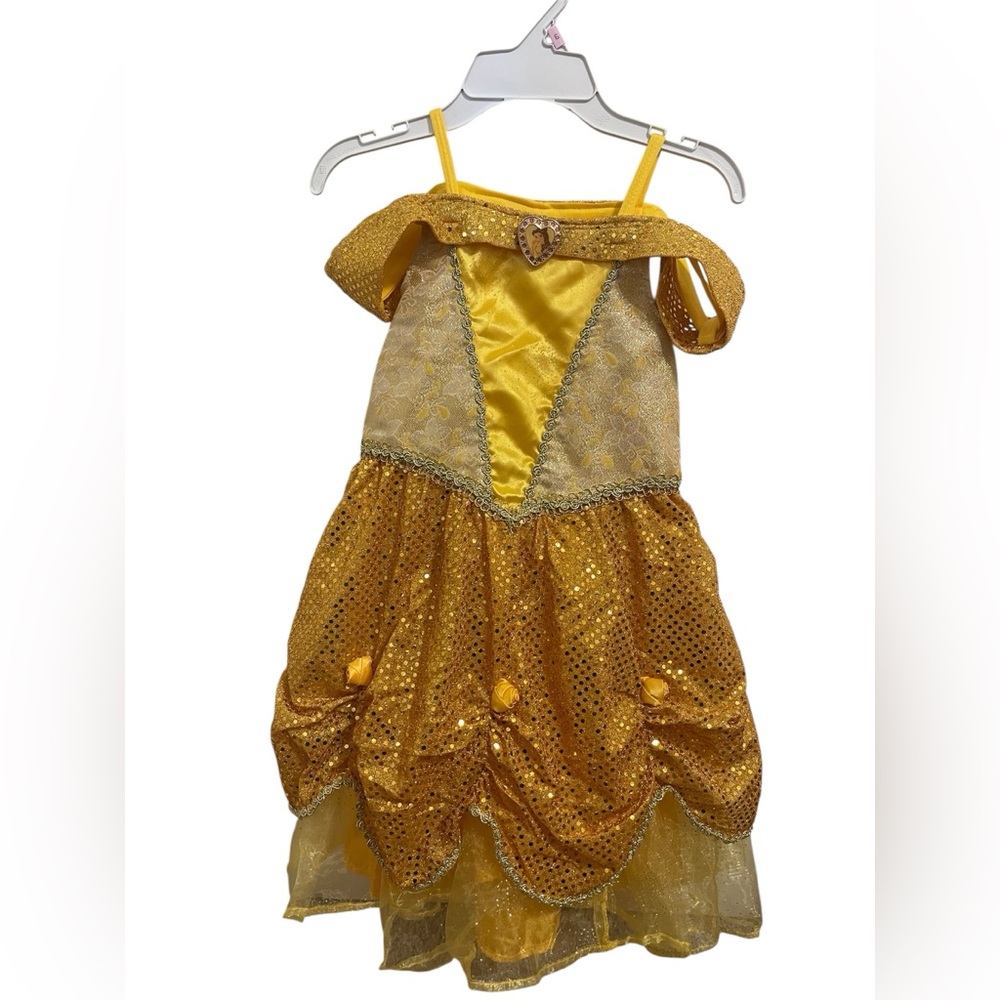 Disney Gold and Yellow Theater Princess Bell Costume